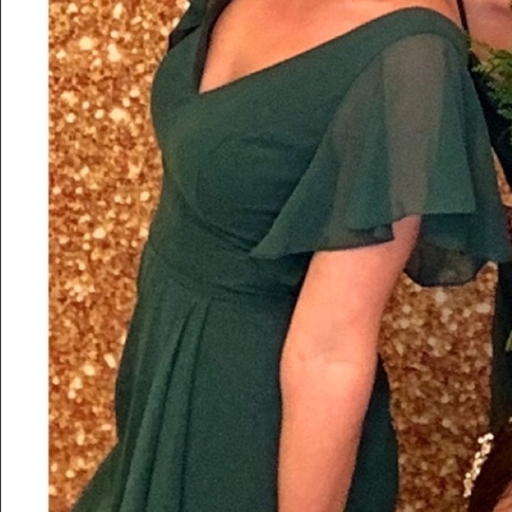 David’s Bridal Juniper Size 10 Long Dress